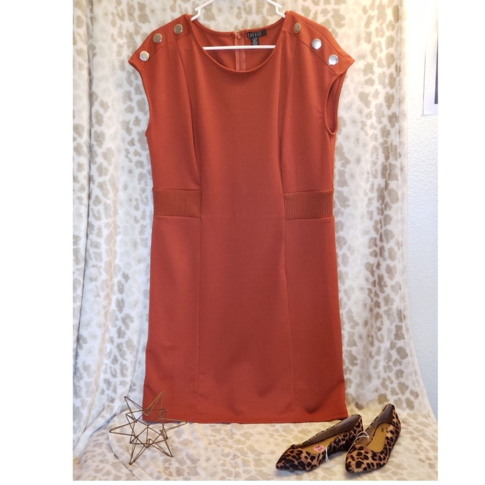 🆕️Spence red orange semi long dress